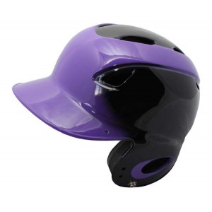 MVP Dial Fit Batting Helmet (Black/Purple)
